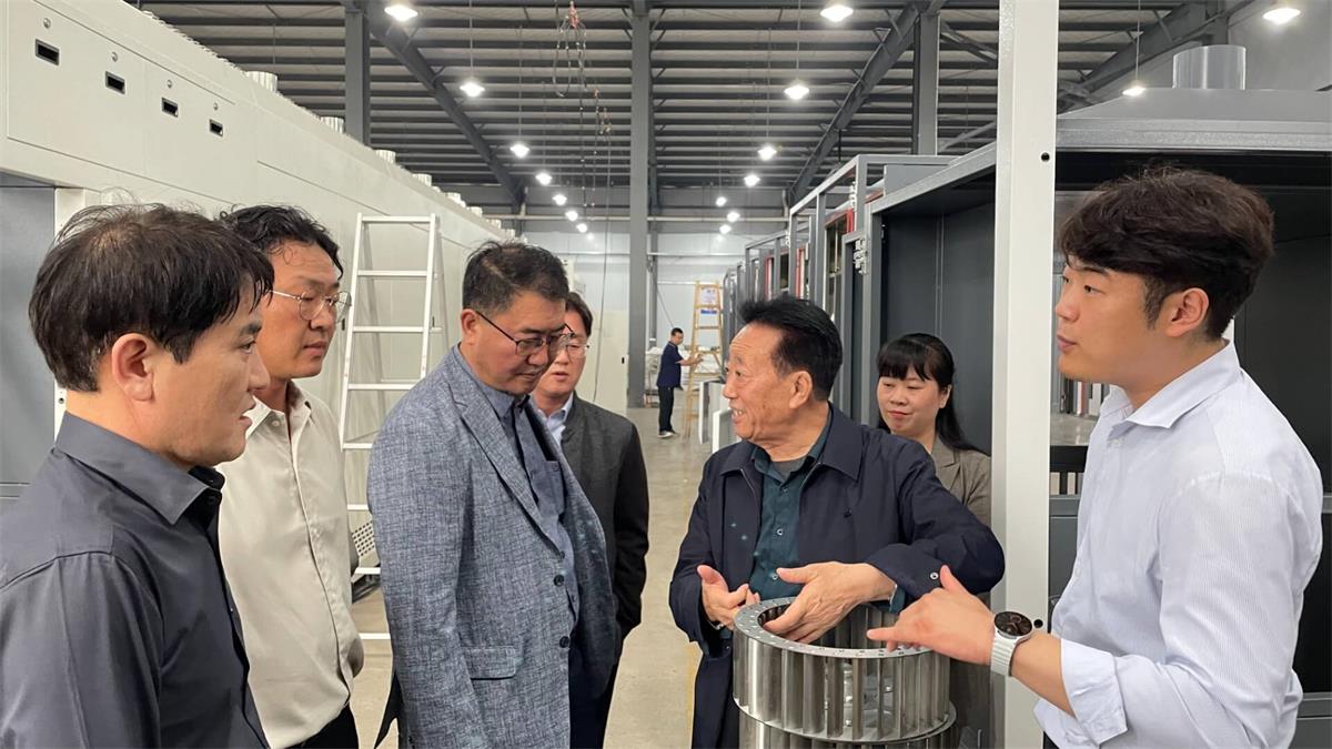 双韩国PCB厂商莅临江西鑫金晖，感受国内十大隧道炉厂家科技实力